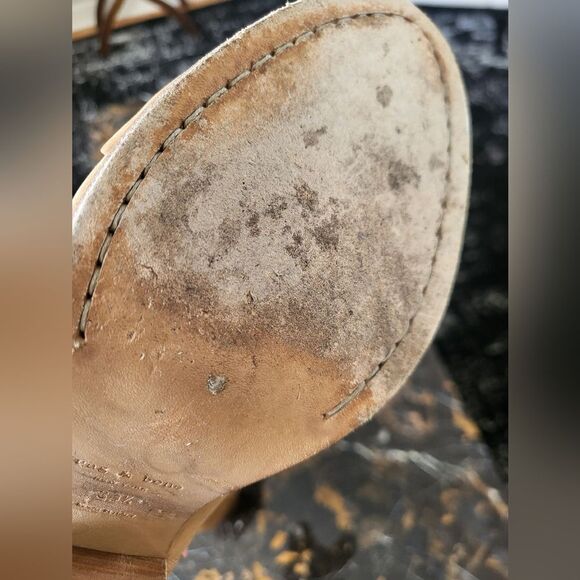 Rag and Bone Tan Leather Kinsey Booties Size 39.5 Made in Italy - Picture 11 of 15